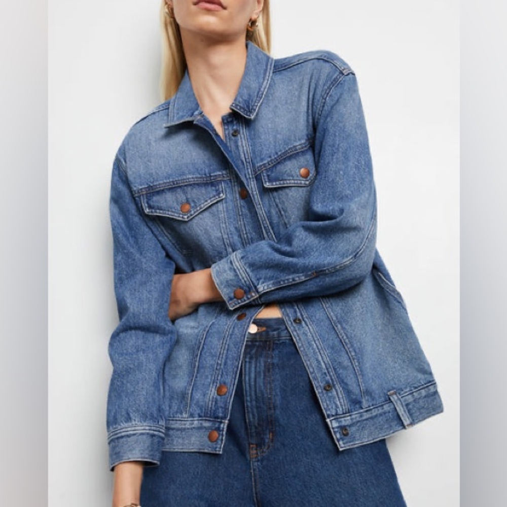 Madewell Oversized Trucker Jean Jacket